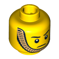 Lego hlava, žlutá (4632216, 4668467)